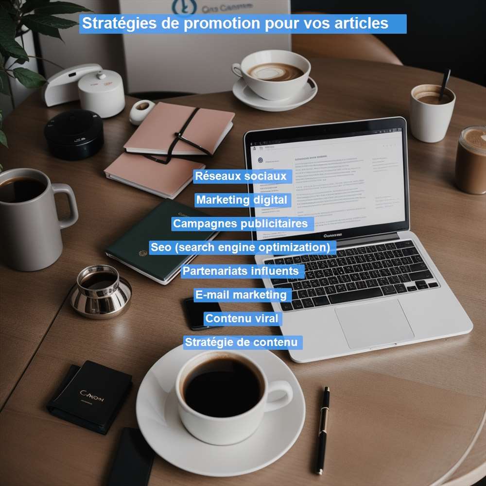 Promotion et marketing de vos articles